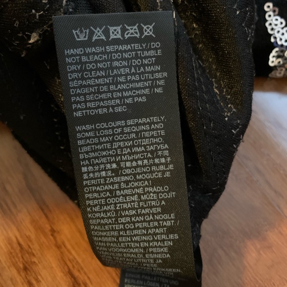 Capsule Faux Black Velvet and Silver Sequin Pants. Sz 18.   EUC!! - Picture 10 of 10